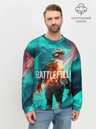 Мужской свитшот базовый / Battlefield 2042