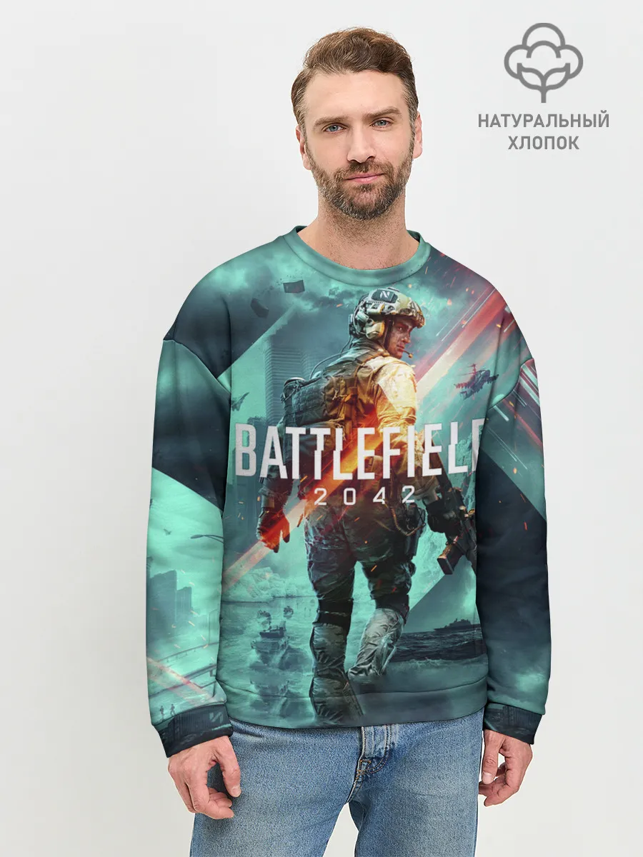 Мужской свитшот базовый / Баттлфилд 2042