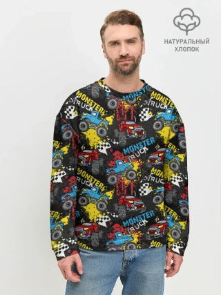 Мужской свитшот базовый / MONSTER TRUCK