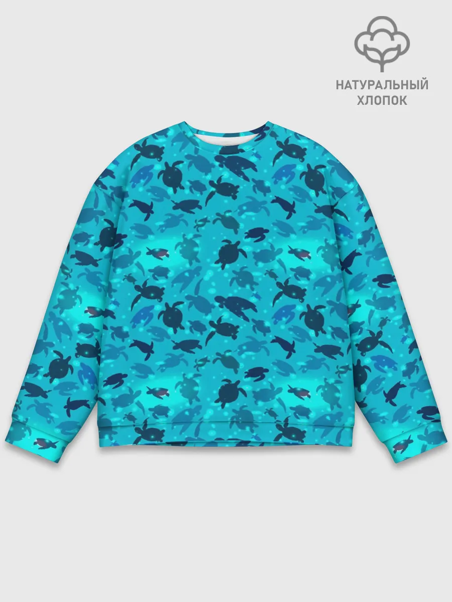 Мужской свитшот базовый / Черепашки