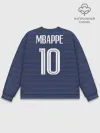 Мужской свитшот базовый / Мбаппе в стиле формы Франции