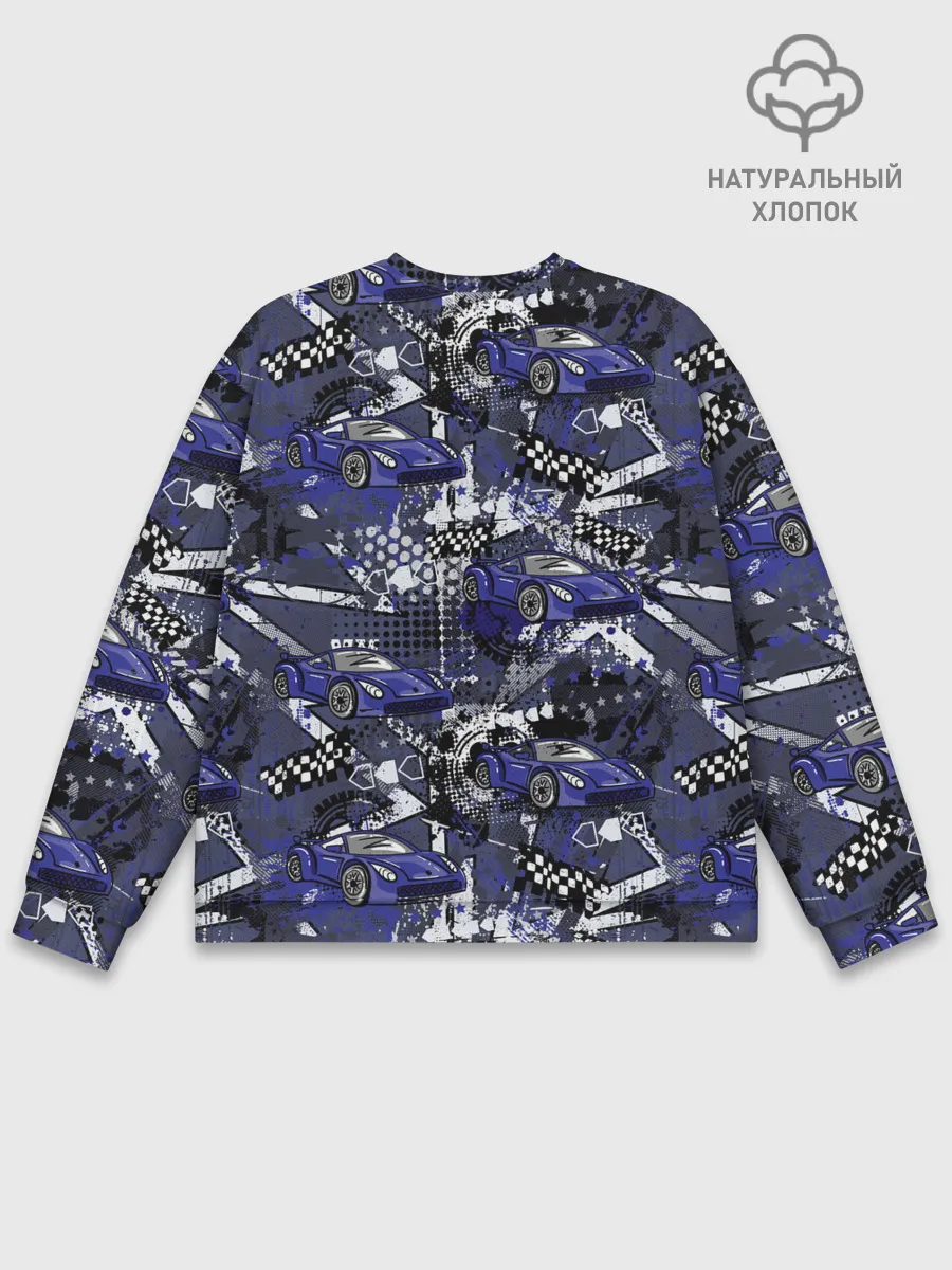 Мужской свитшот базовый / Гоночная машина