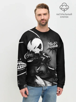 Мужской свитшот базовый / 2B Nier: Automata