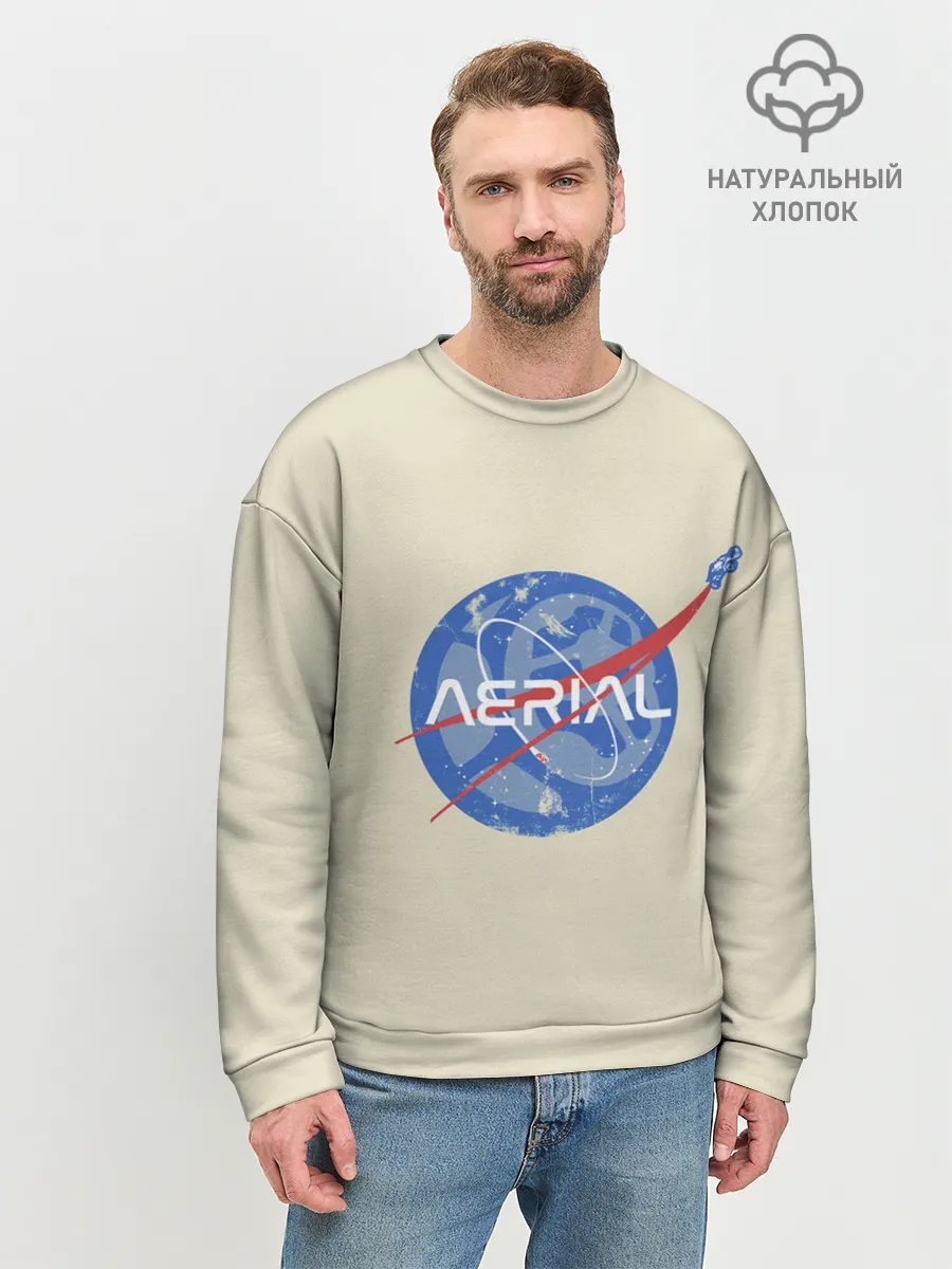 Мужской свитшот базовый / Nasa x Rocket league