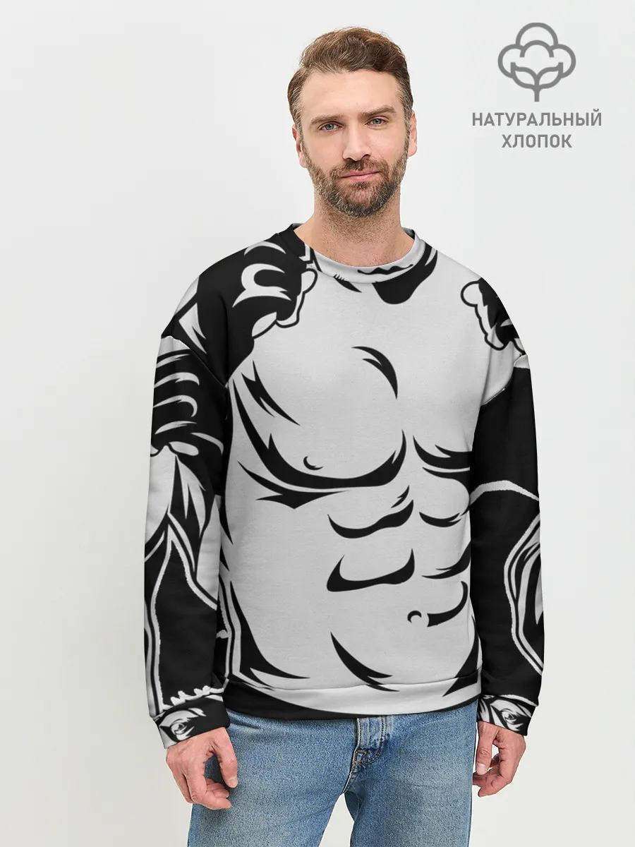 Мужской свитшот базовый / Хабиб Нурмагомедов