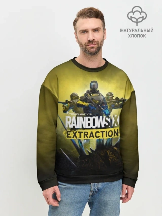 Мужской свитшот базовый / Rainbow Six Extraction / Радуга 6 Эвакуация