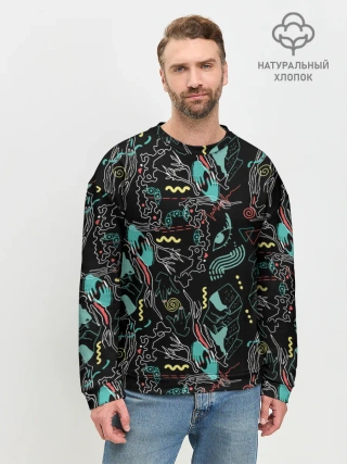 Мужской свитшот базовый / Магия