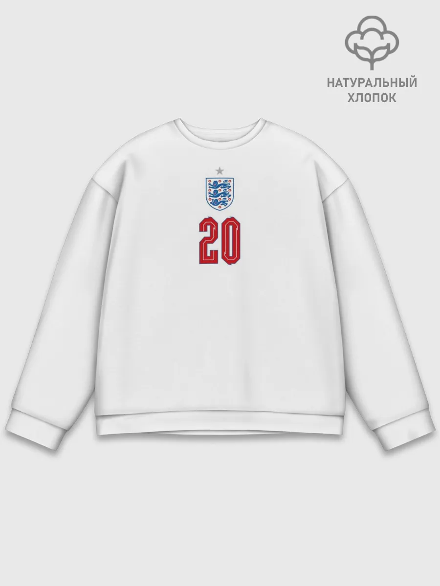 Мужской свитшот базовый / Фил Фоден форма Англия