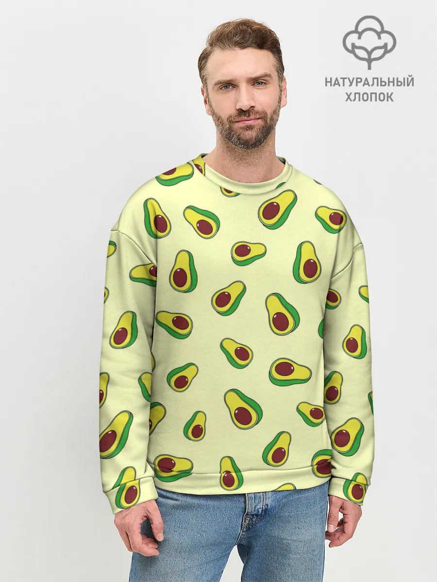 Мужской свитшот базовый / Авокадо / Avocado