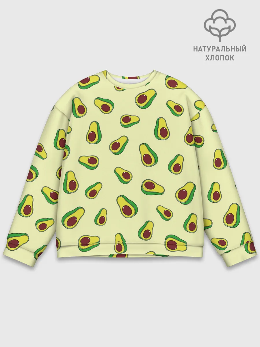 Мужской свитшот базовый / Авокадо / Avocado