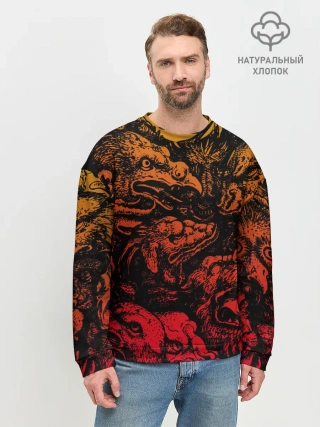 Мужской свитшот базовый / Grotesque animals