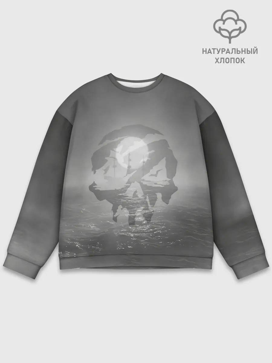 Мужской свитшот базовый / Пираты в море