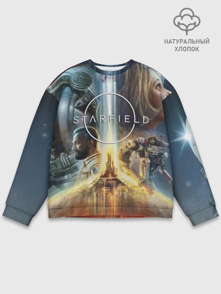 Мужской свитшот базовый / Starfield Обложка