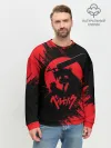 Мужской свитшот базовый / BERSERK red краска