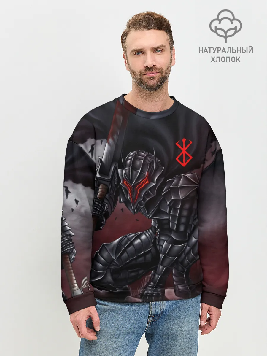 Мужской свитшот базовый / ГАТС БЕРСЕРК аниме
