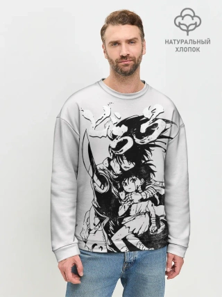 Мужской свитшот базовый / Хяккимару и Дороро