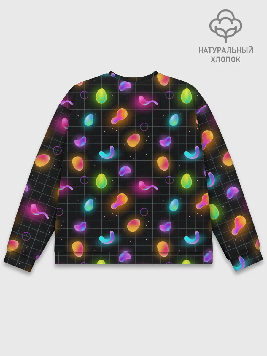 Мужской свитшот базовый / Ночные фонарики-светлячки