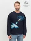 Мужской свитшот базовый / Небесный хадукен