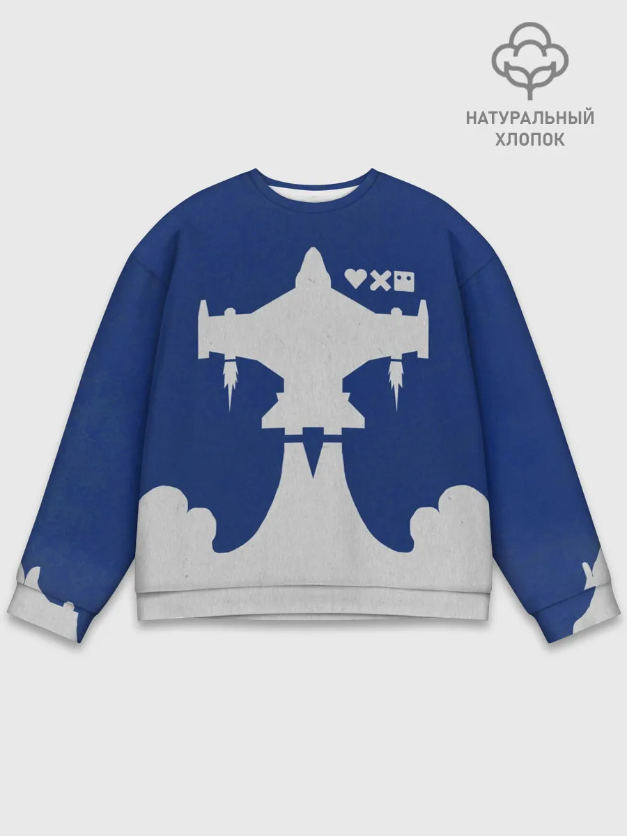 Мужской свитшот базовый / Love Death And Robots. Lucky 13