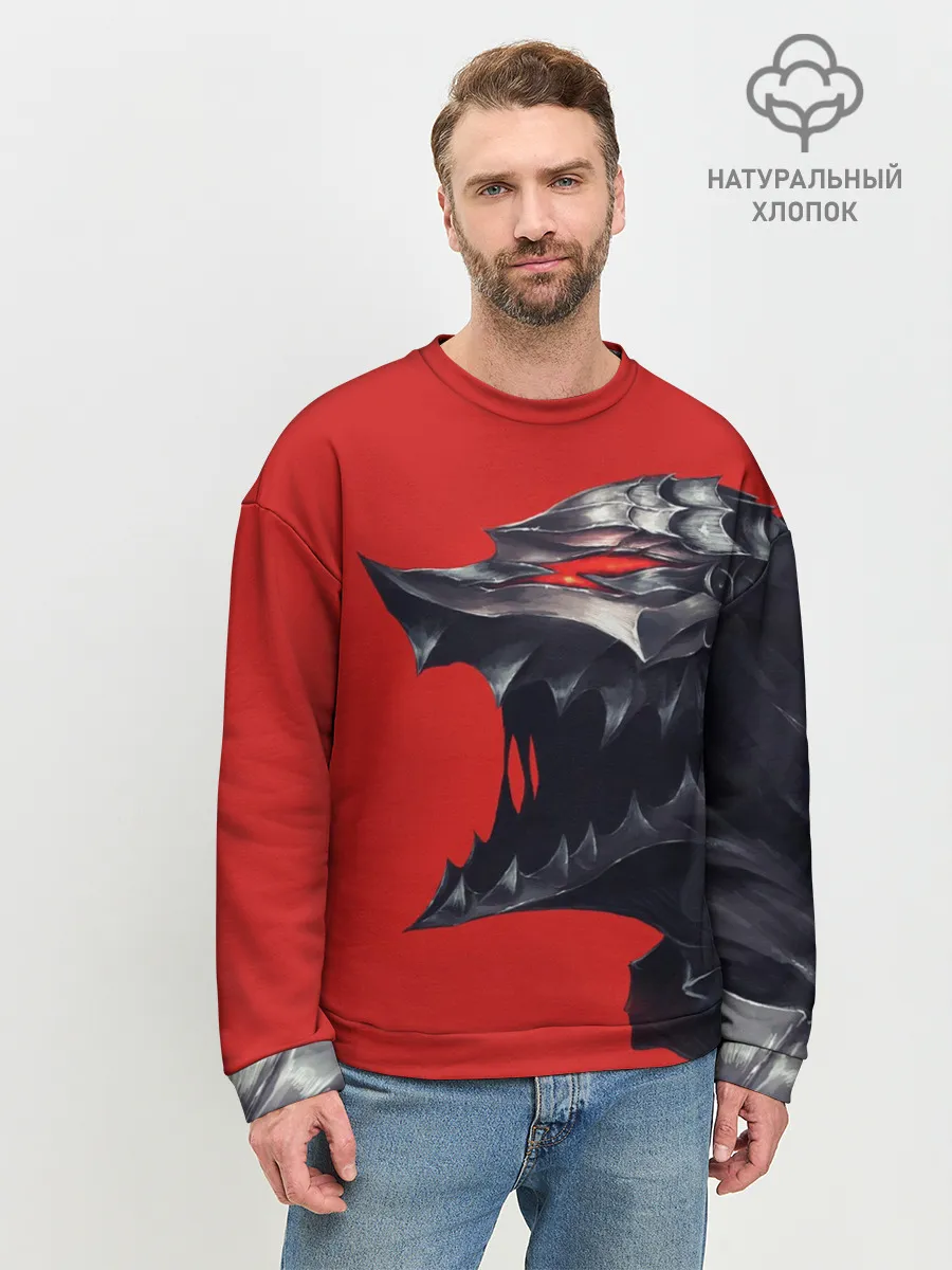 Мужской свитшот базовый / BERSERK маска