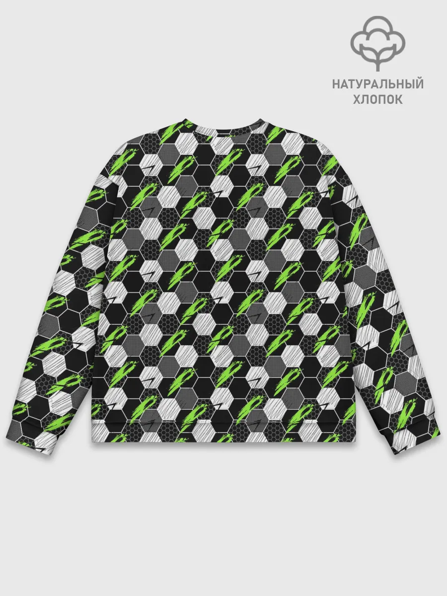Мужской свитшот базовый / Текстура мяча