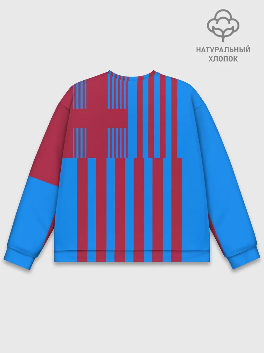 Мужской свитшот базовый / Домашняя форма ФК «Барселона»