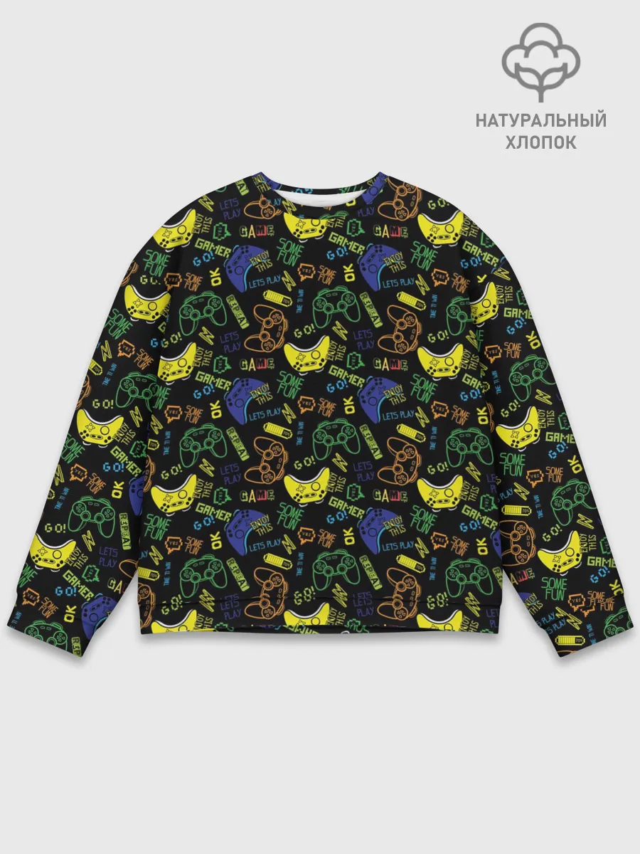 Мужской свитшот базовый / Игроман