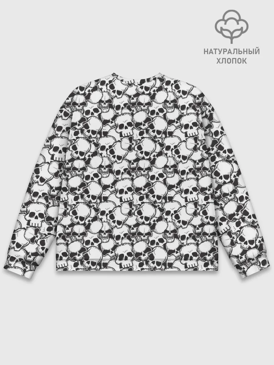 Мужской свитшот базовый / Черепа