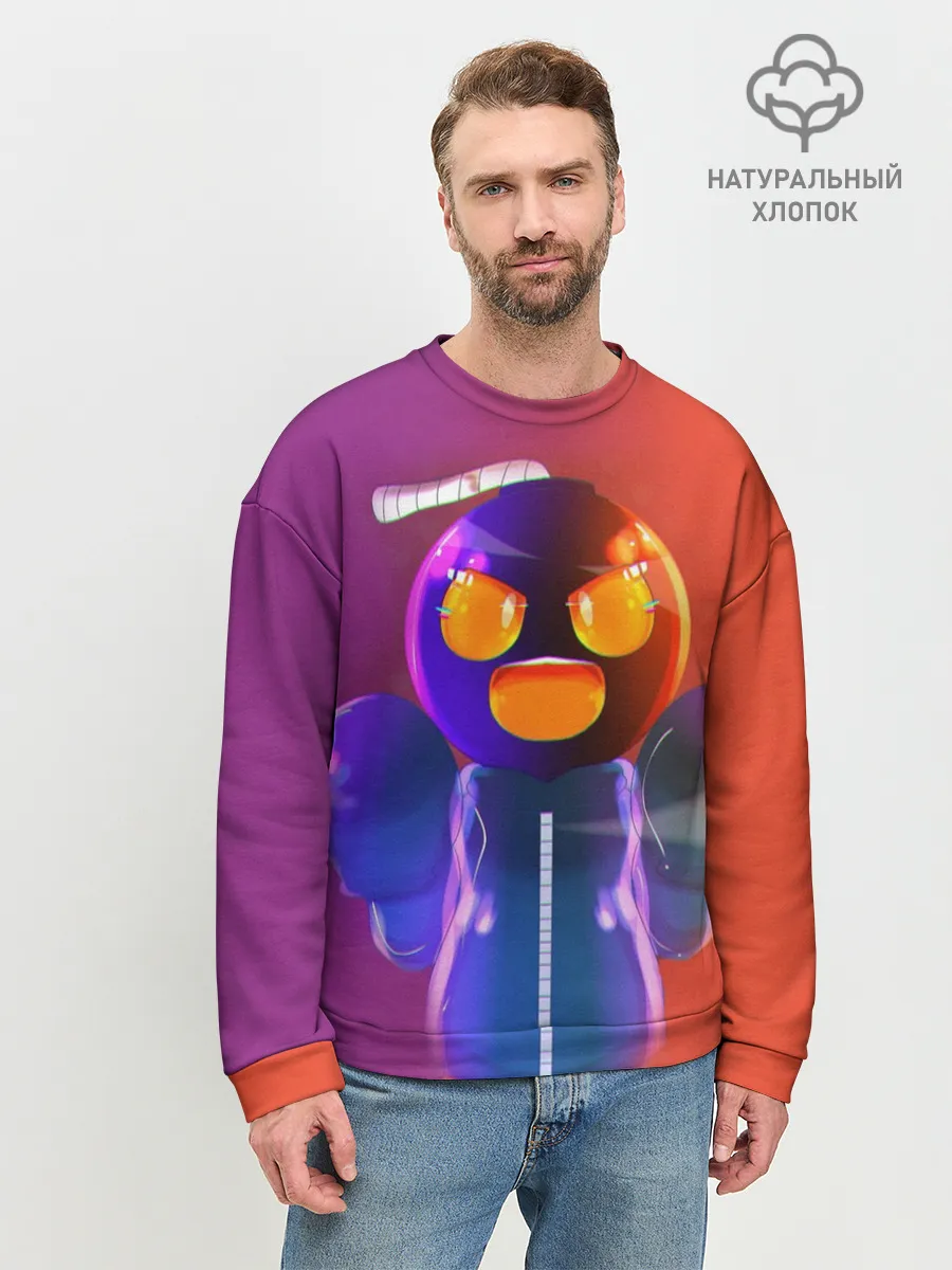 Мужской свитшот базовый / whitty игра Friday Night Funki