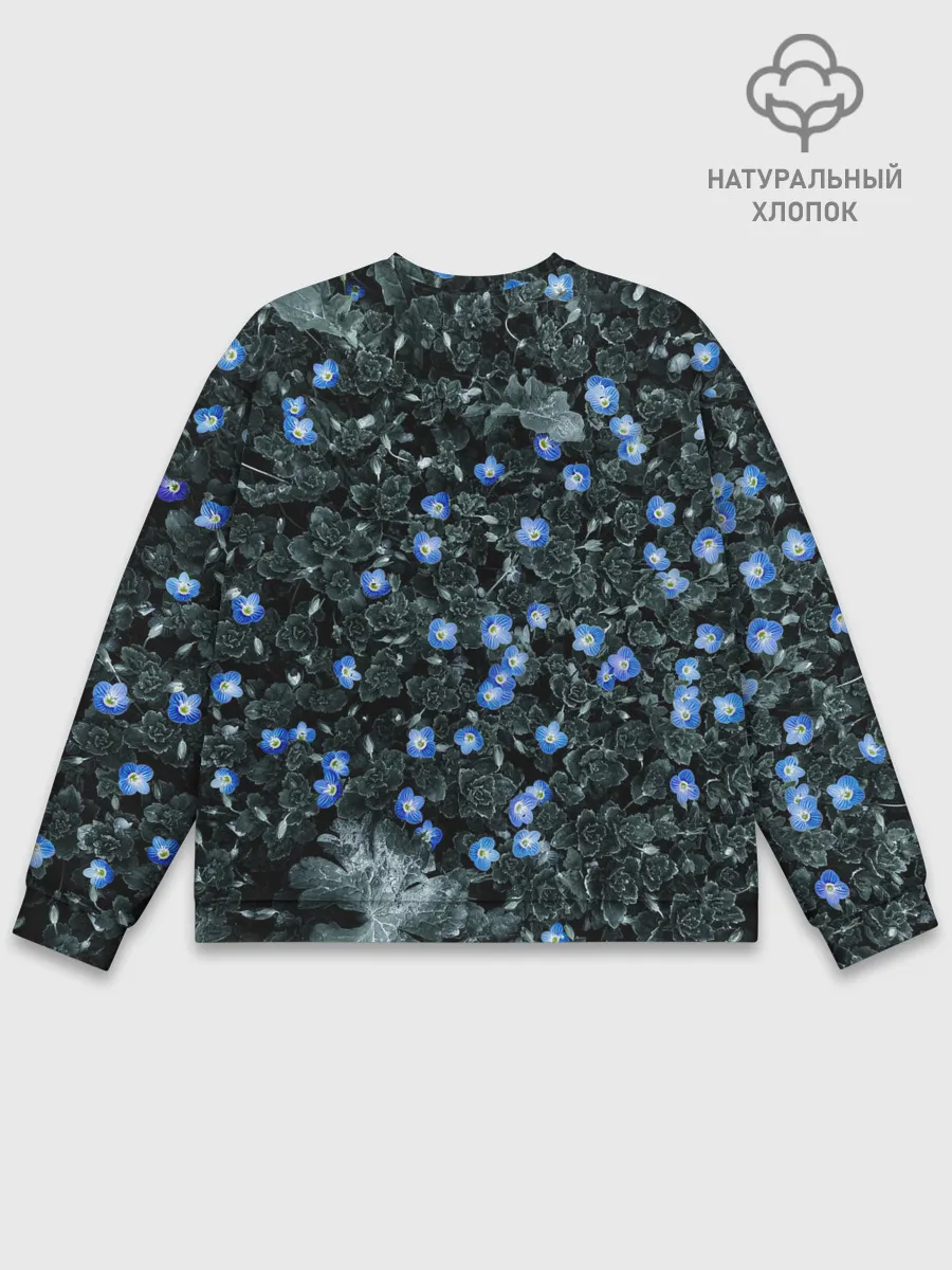 Мужской свитшот базовый / Маленькие ЦветЫ