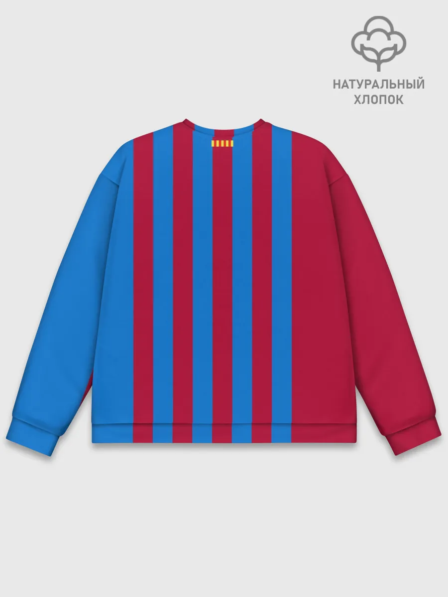 Мужской свитшот базовый / Форма Барселоны 2021/2022