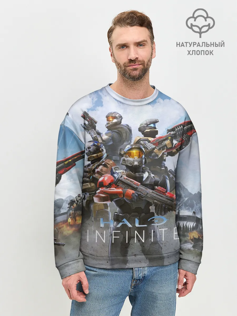 Мужской свитшот базовый / Halo infinite Мультиплеер