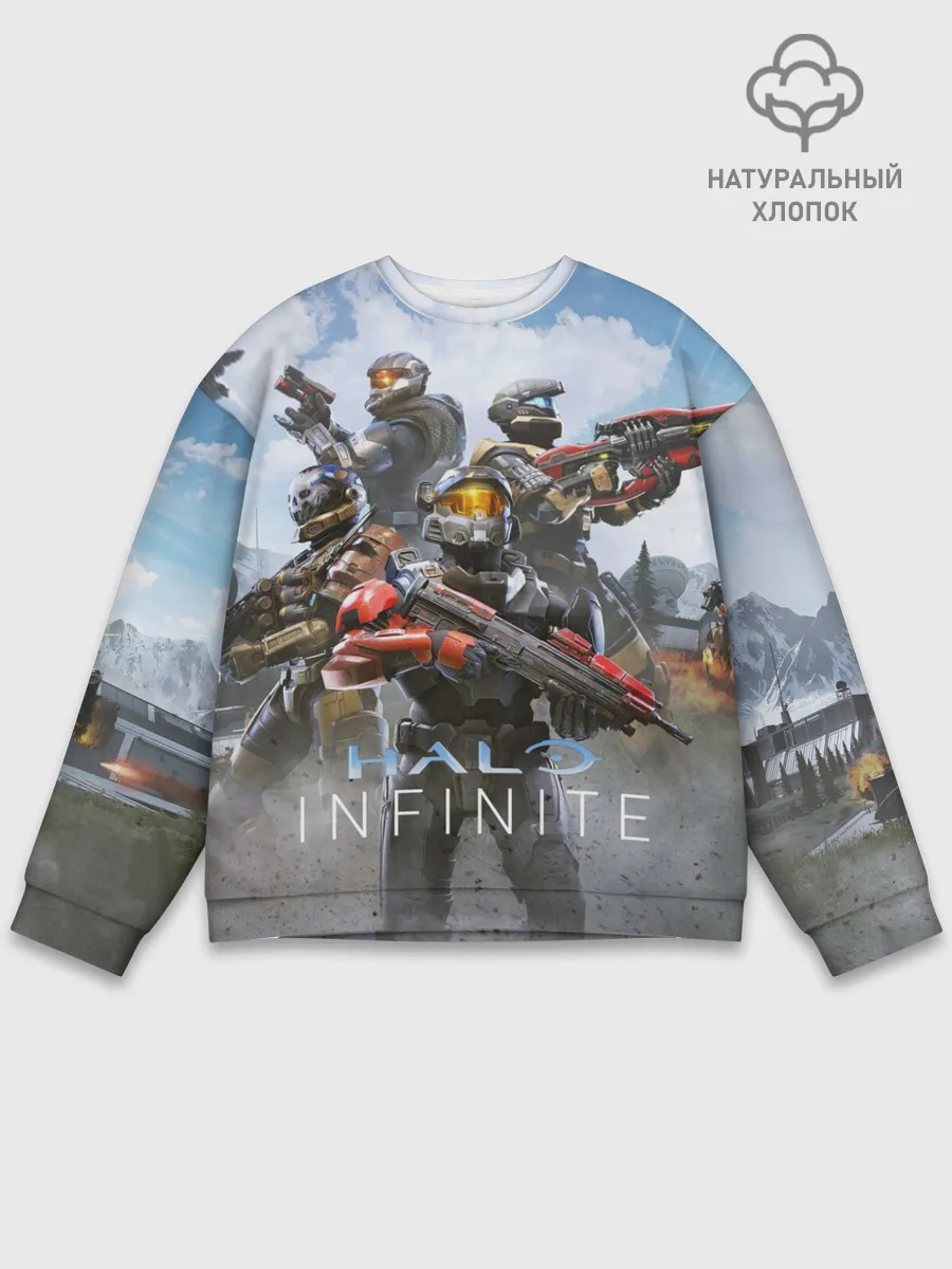 Мужской свитшот базовый / Halo infinite Мультиплеер