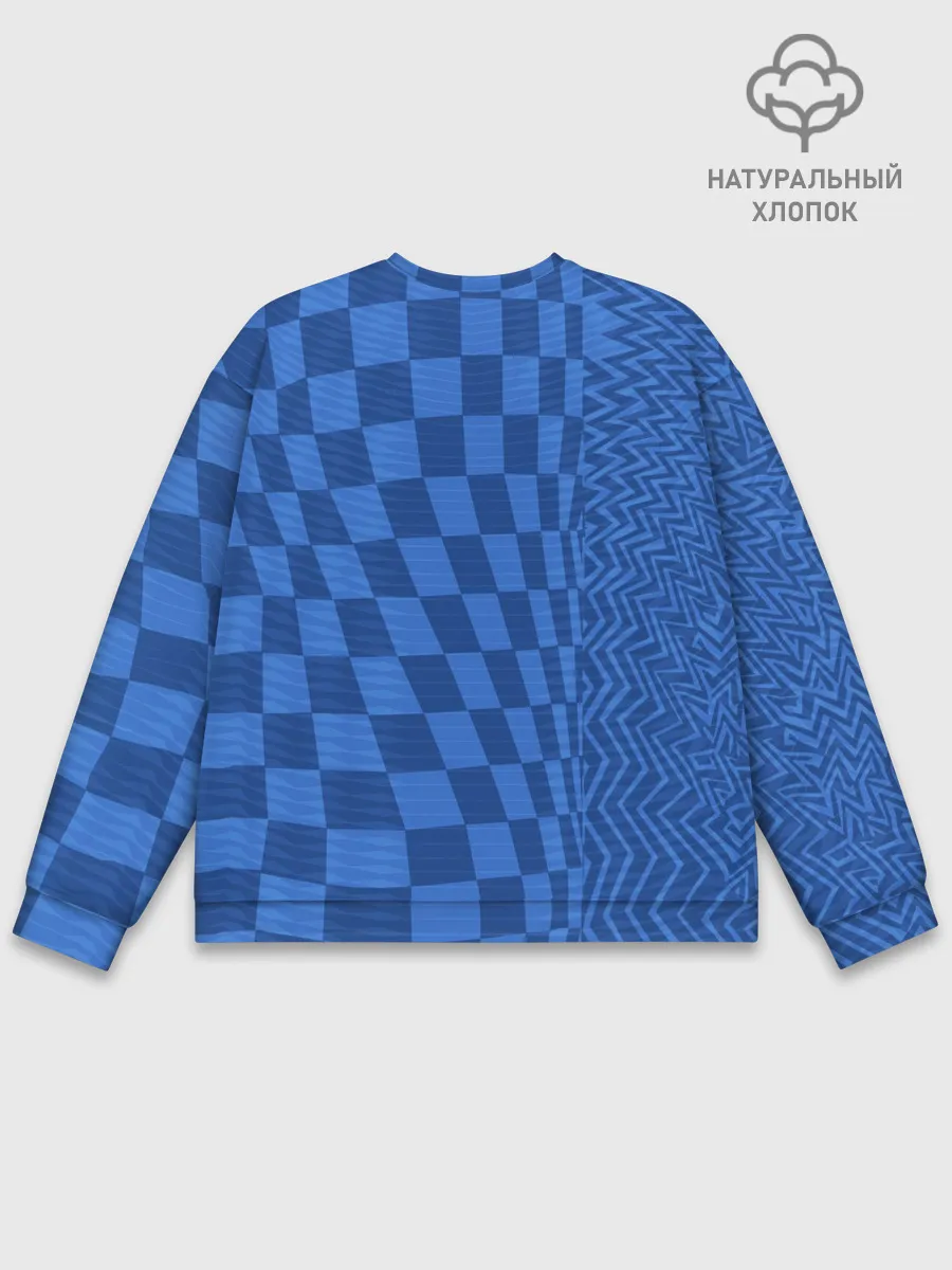 Мужской свитшот базовый / Домашняя форма Челси 2021/2022