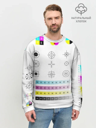 Мужской свитшот базовый / CMYK
