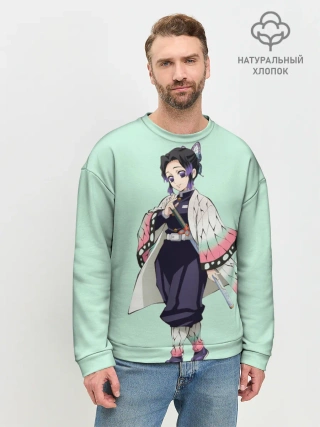 Мужской свитшот базовый / Шинобу Кочо, Столб Насекомого