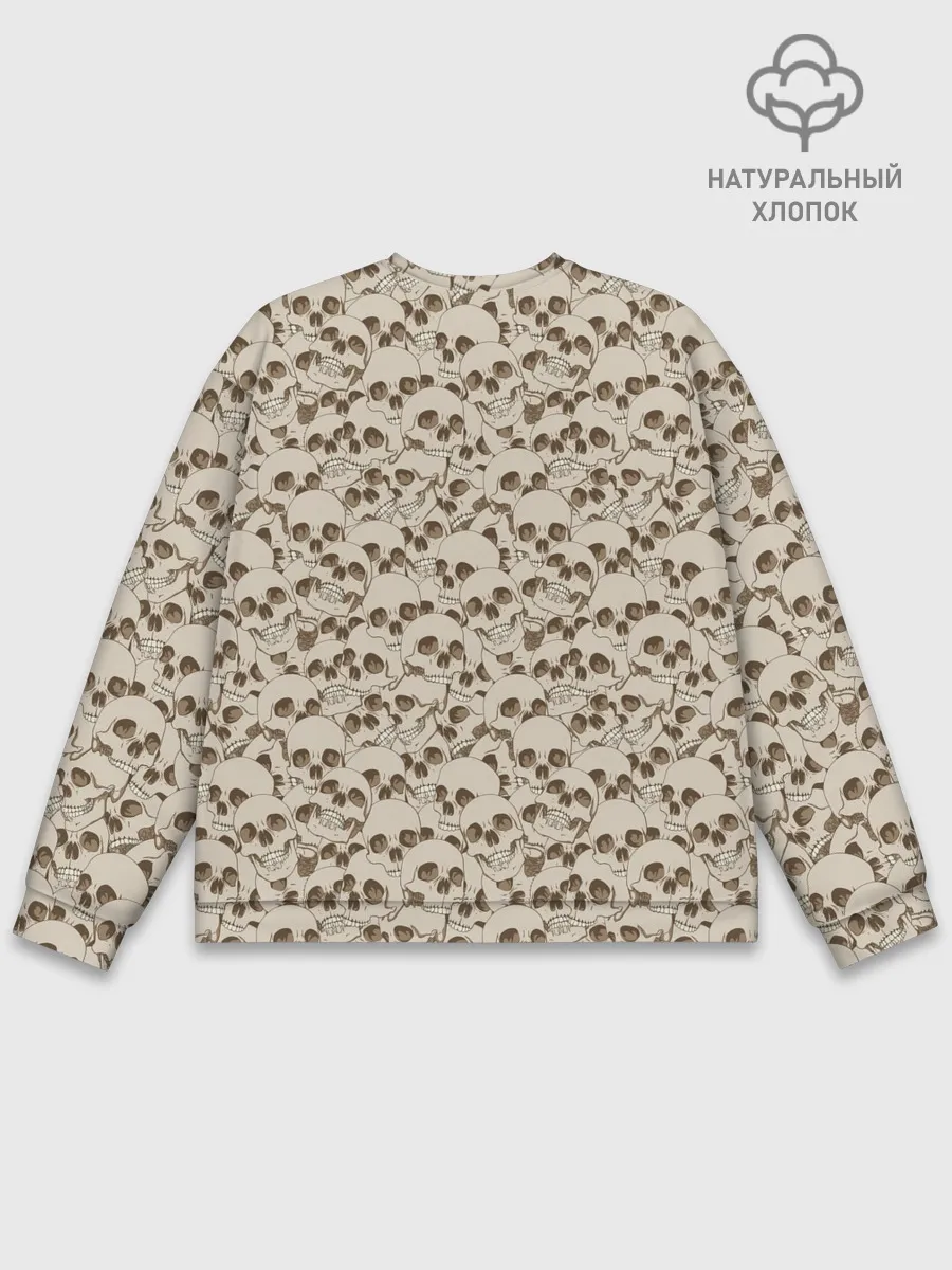 Мужской свитшот базовый / Черепа