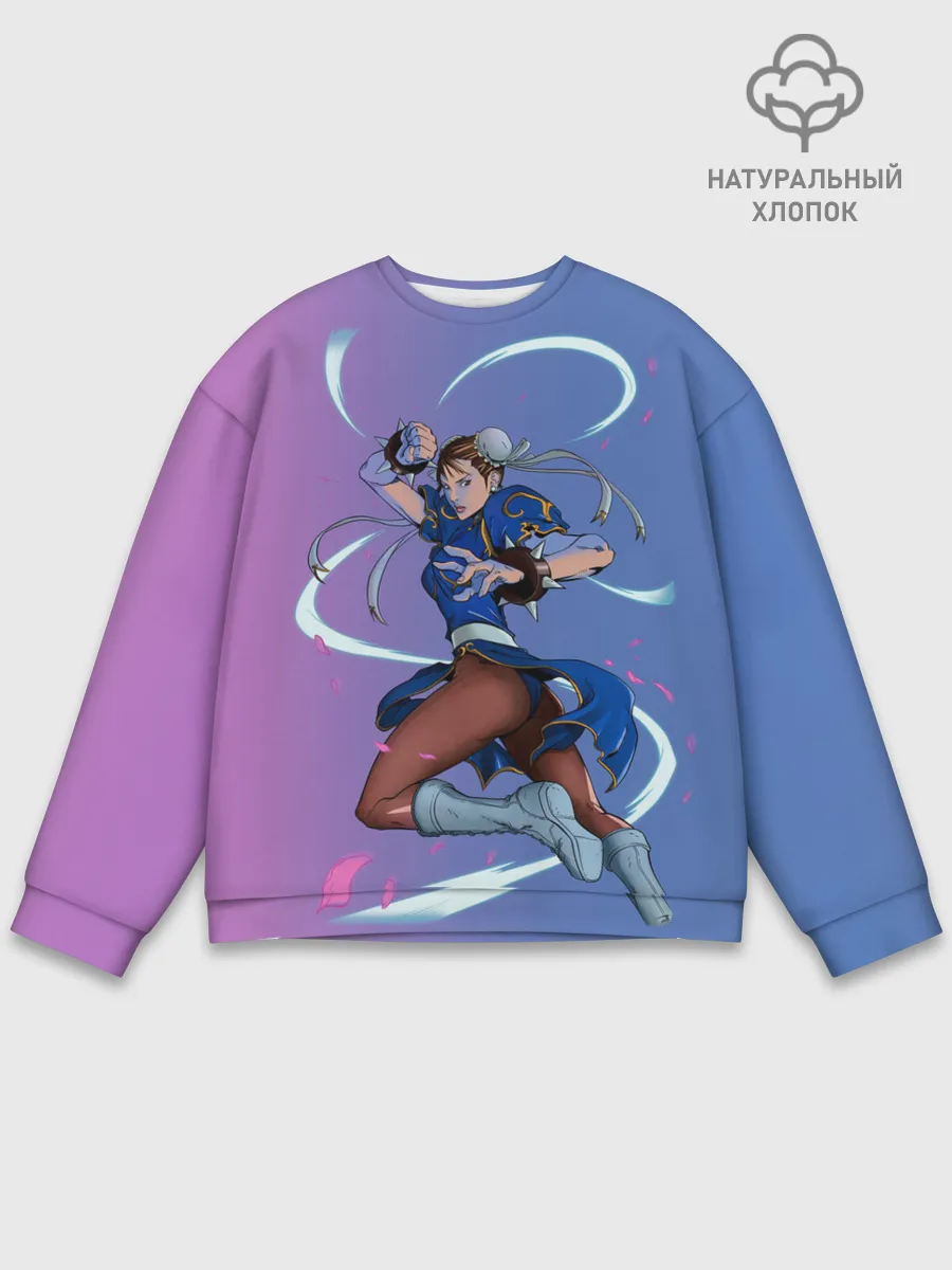 Мужской свитшот базовый / Dengerous Chun Li
