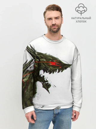 Мужской свитшот базовый / БЕРСЕРК красками