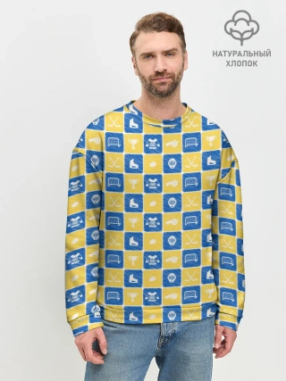 Мужской свитшот базовый / Хоккей