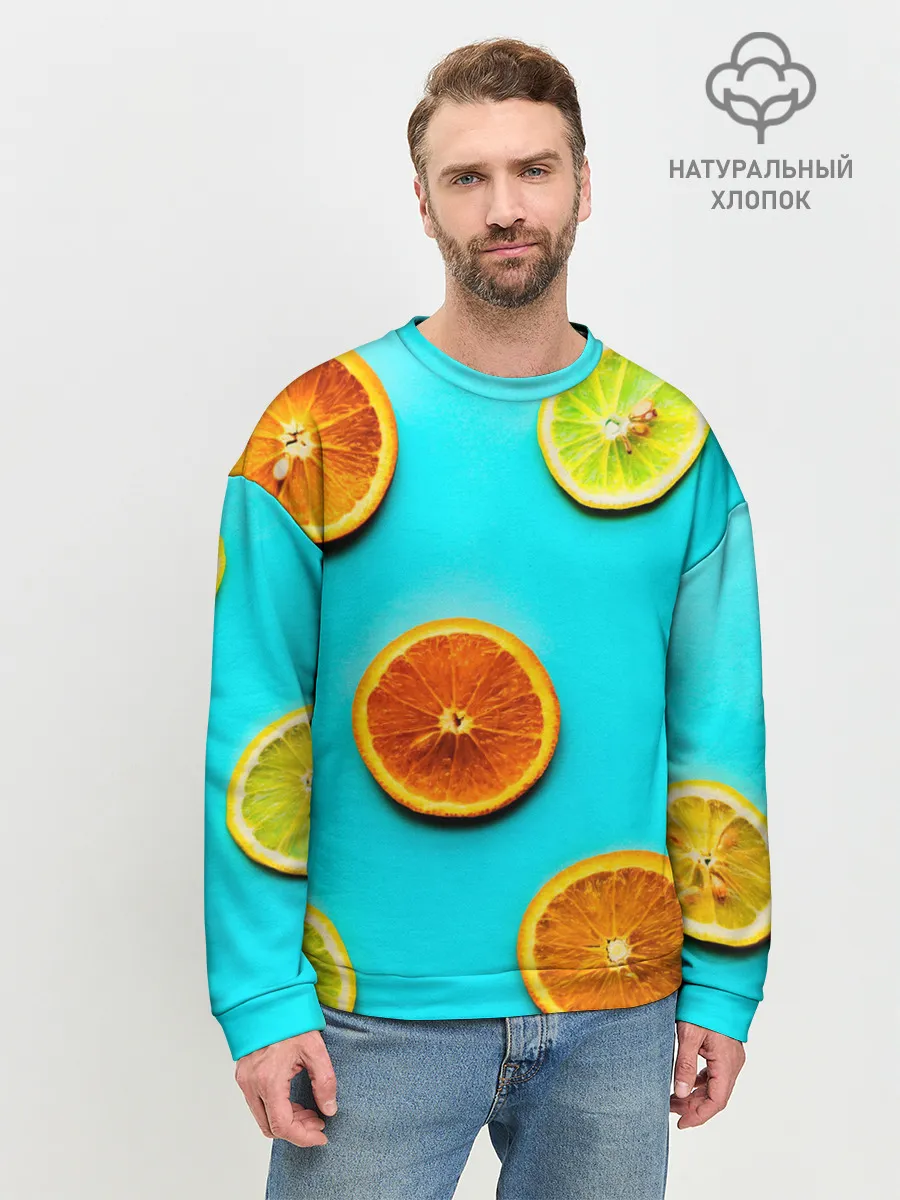 Мужской свитшот базовый / АпельСинки