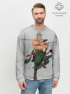 Мужской свитшот базовый / Арт Ророноа Зоро, One Piece