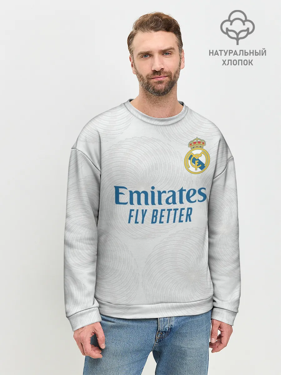 Мужской свитшот базовый / Бензема Реал Мадрид 2021/2022