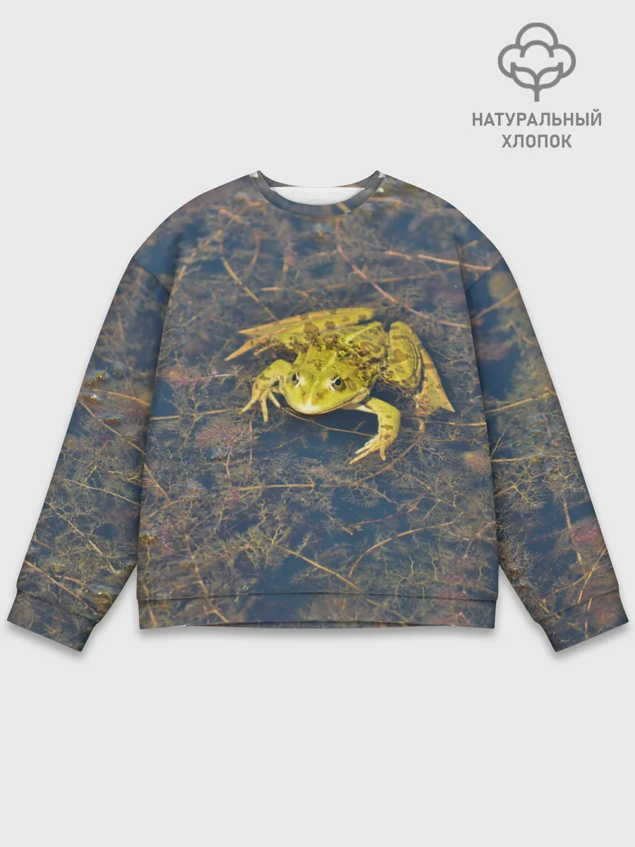 Мужской свитшот базовый / Лягушка