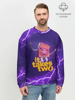 Мужской свитшот базовый / It takes two | DR Hakim