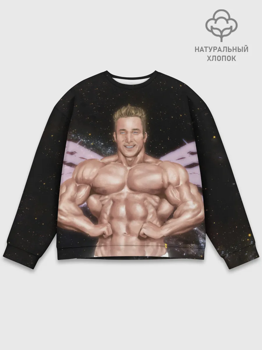 Мужской свитшот базовый / Billy Space Aquarell