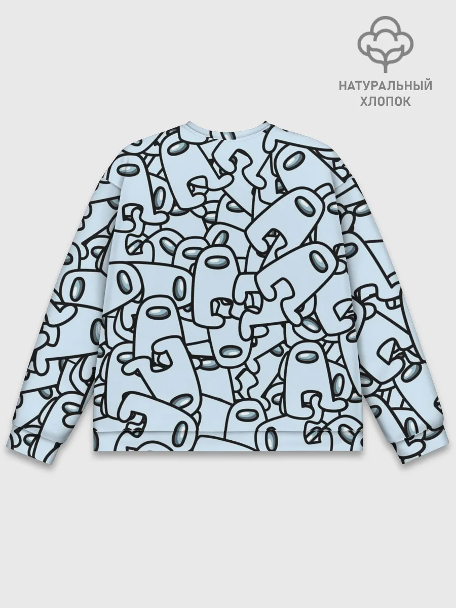 Мужской свитшот базовый / among us mem