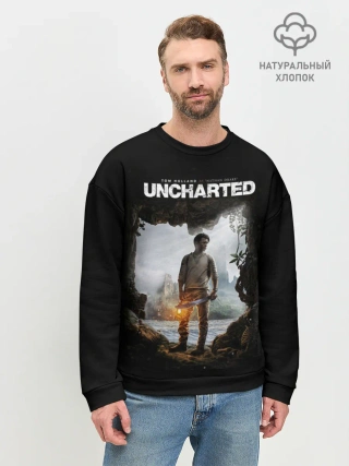 Мужской свитшот базовый / Нейтан Дрейк | Том Холланд