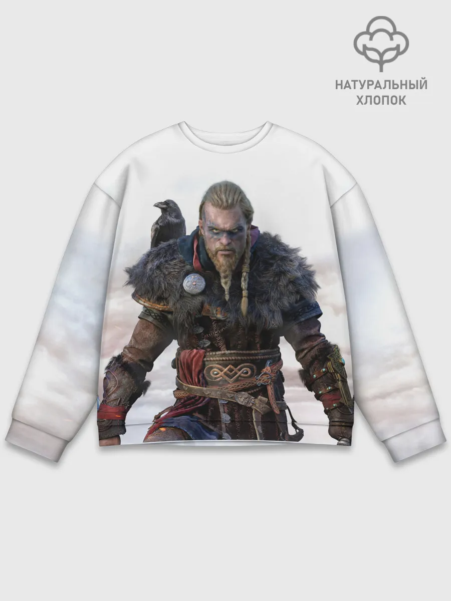 Мужской свитшот базовый / Викинг из Вальгаллы