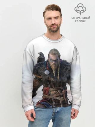 Мужской свитшот базовый / Викинг из Вальгаллы